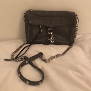 Rebecca Minkoff Gray Mini MAC Crossbody Bag